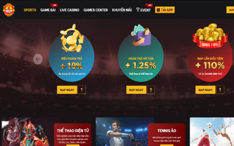 Review MU9 - Trang tài xỉu uy tín từ Anh Quốc 3 Chương trình khuyến mãi khủng