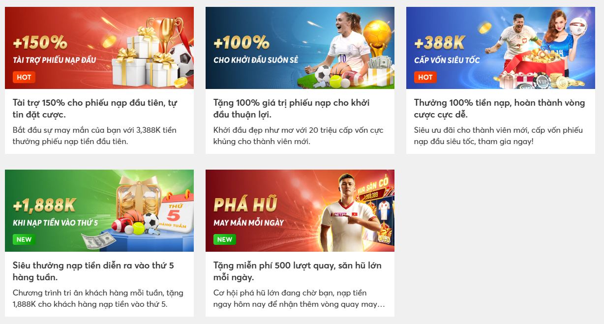 Chương trình khuyến mãi khủng